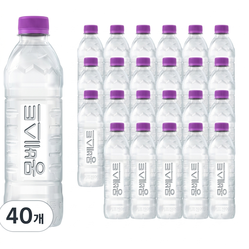 몽베스트 무라벨 생수 500ml 40개 제품 이미지