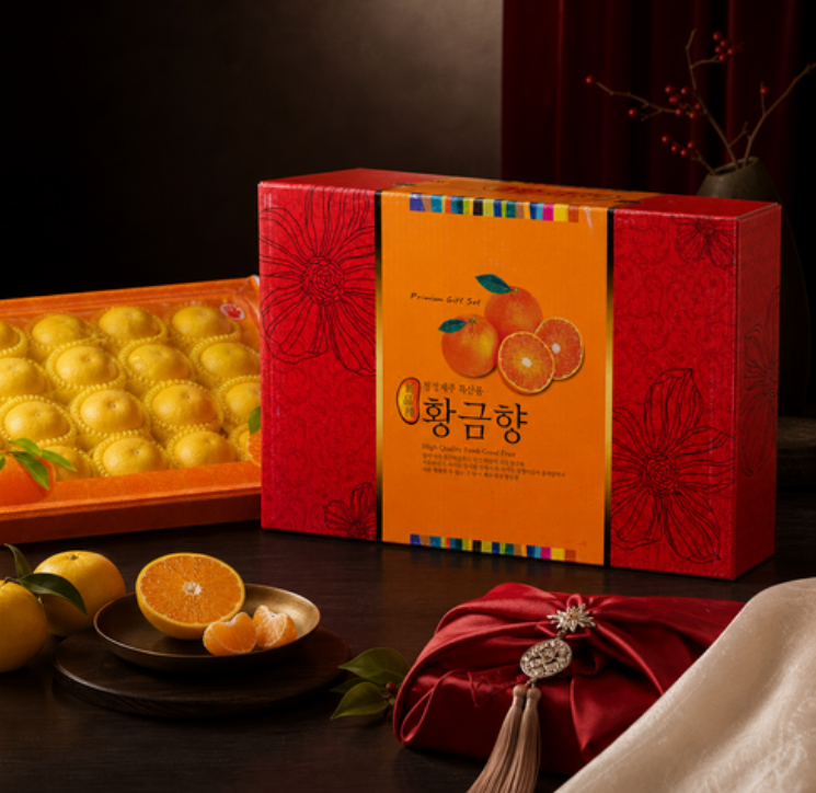 [추석선물세트] 16Brix 프리미엄 황금향 선물세트, 1박스, 3kg