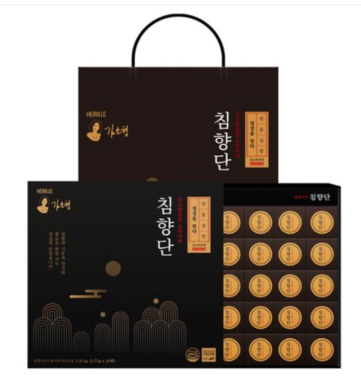 헤밀레 동방비책 침향단 + 쇼핑백, 1개, 112.5g