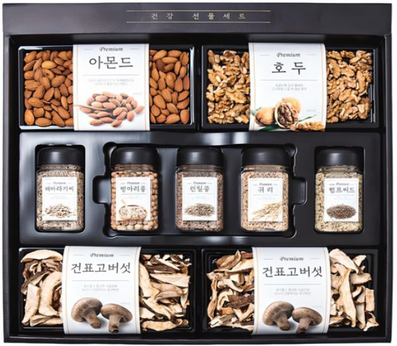 자연다움 건강담은 견과건버섯 혼합세트 1호