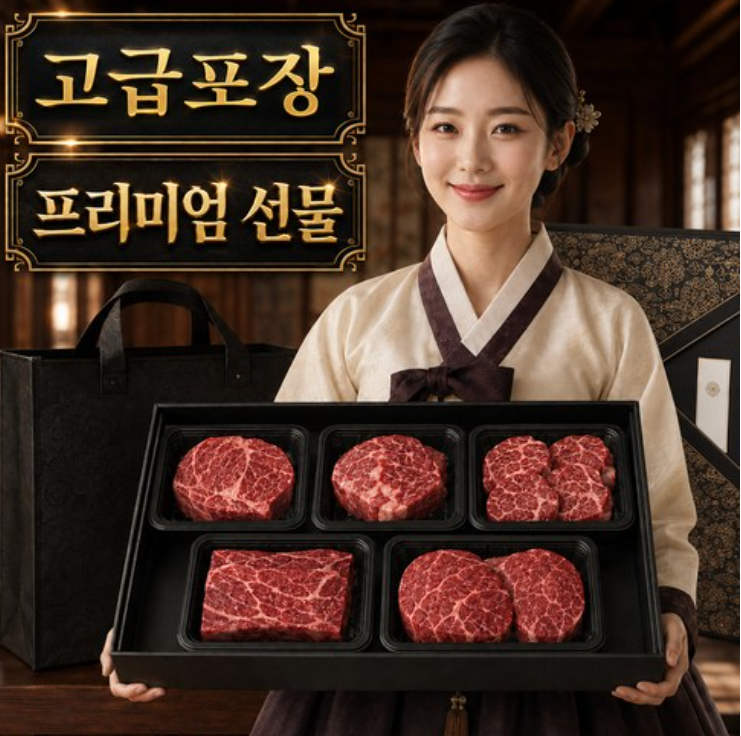 [고급포장세트]프리미엄 1++ 추석 소고기 선물세트