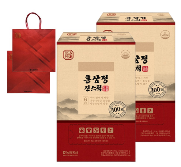 한삼인 100p + 쇼핑백, 1kg, 2개