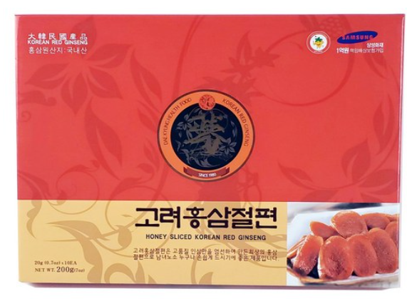 고려홍삼절편 + 쇼핑백, 10개, 20g