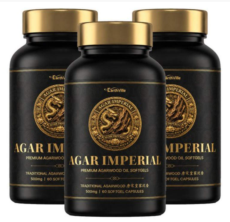 AGA IMPERIAL (어스빌 EarthVille) 아가임페리얼 침향 오일 로얄 프리미엄 황제 침향환 액기스, 3세트, 60정