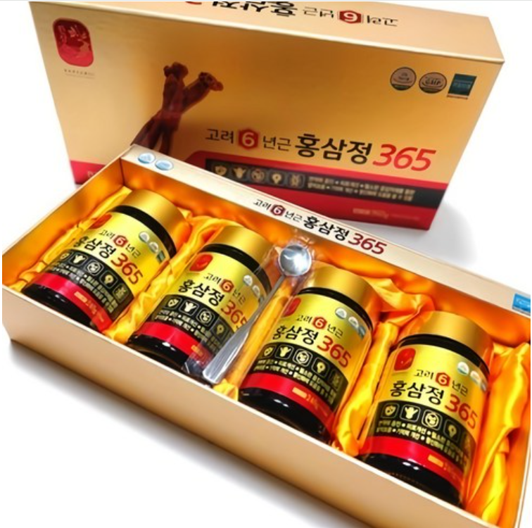 한삼수 6년근고려홍삼정 365선물세트4병, 960g, 1박스