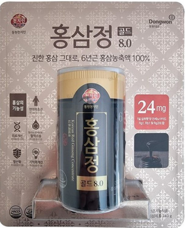 동원천지인 홍삼정 골드 8.0 240g 1개