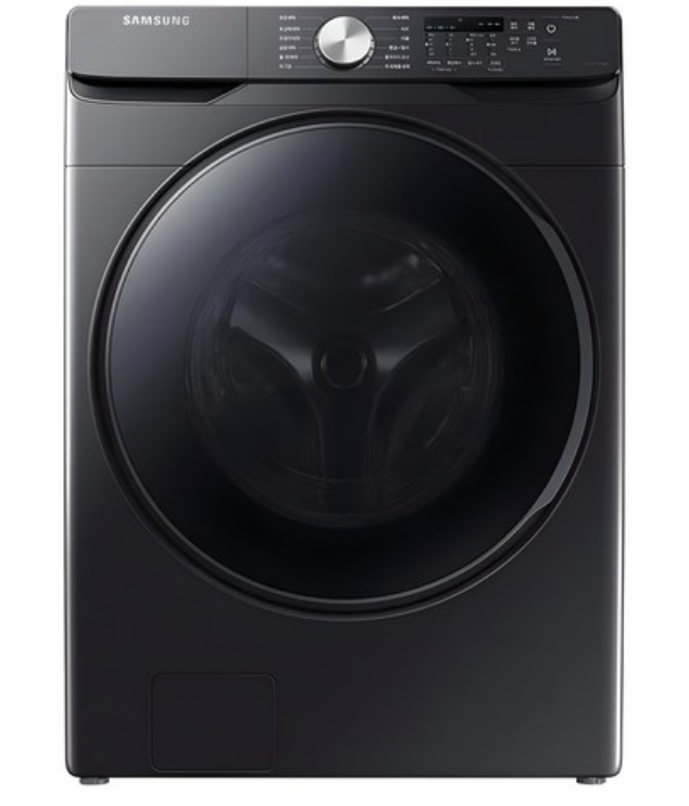 삼성전자 그랑데 드럼세탁기 21kg 방문설치 블랙 WF21T6000KV