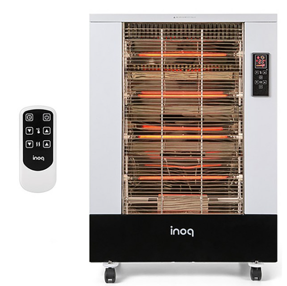 이노크아든 리모컨형 업소용 4단 카본 전기 온풍히터/IA-I100BG
